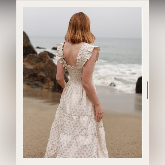 Hill House Limited Edition Nap Dress S Small Gold - Picture 2 of 15